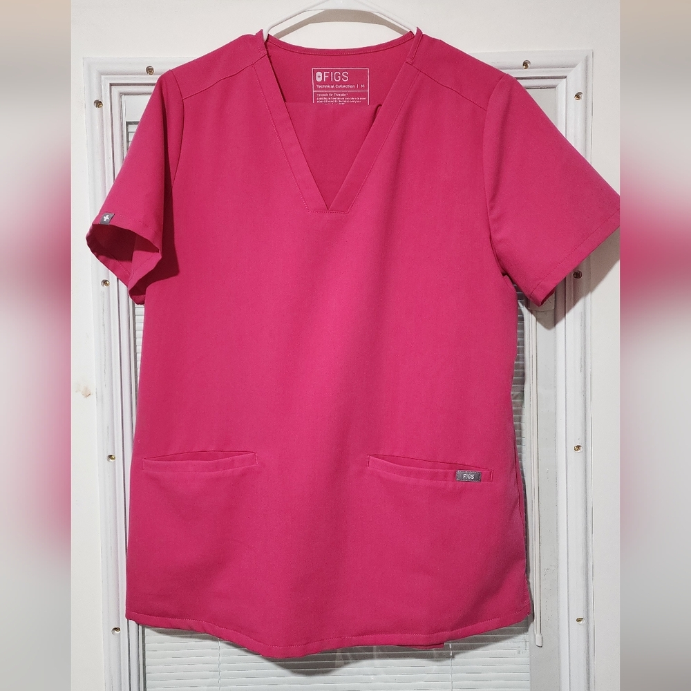 FIGS Scrub Set - Hot Pink